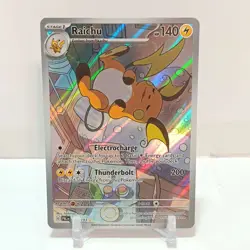 Pokemon Raichu 211/193 MP+ Paldea Evolved Illustration Rare - Image 1