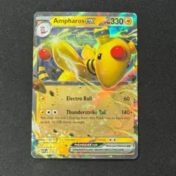 Ampharos EX 016 SVP Scarlet & Violet Black Star Promo NM/M Pokemon TCG - Image 1