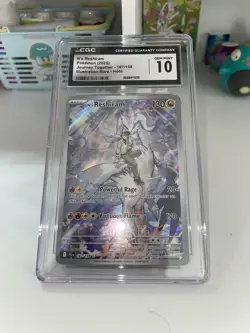 Pokemon TCG N's Reshiram Holo IR Journey Together 167/159 CGC 10 Gem Mint - Image 3