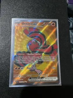 Oricorio EX 110/094 Me02: Phantasmal Flames Holo Near Mint Condition Pokemon TCG - Image 1