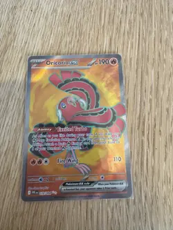 Oricorio EX 110/094 Me02: Phantasmal Flames Holo Near Mint Condition Pokemon TCG - Image 1
