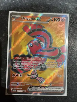 Oricorio EX 110/094 Me02: Phantasmal Flames Holo Near Mint Condition Pokemon TCG - Image 1