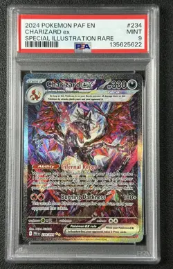 CHARIZARD EX PSA 9 2024 POKEMON SV PALDEAN FATES - PAF EN #234/091 SIR MINT 622 - Image 1