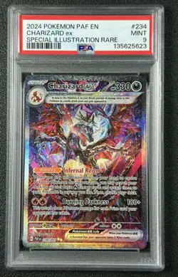 CHARIZARD EX PSA 9 2024 POKEMON SV PALDEAN FATES - PAF EN #234/091 SIR MINT 623 - Image 1