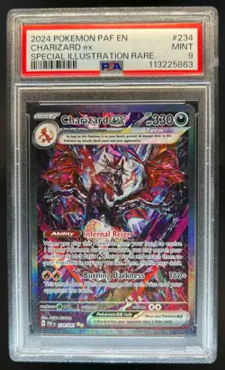 2024 Pokemon SV Paldean Fates - PAF EN Charizard ex #234/091 PSA 9 - Image 1