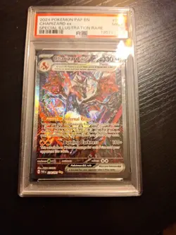 Pokemon 2024 SV Paldean Fates Charizard EX #234/091 PSA 9 - Image 1