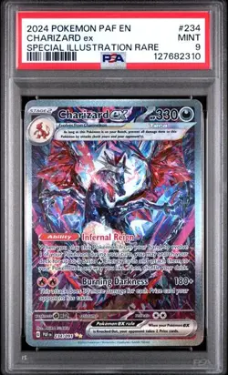 PSA 9 MINT Charizard ex 234/091 SV: Paldean Fates Holo Pokemon 2024 - Image 1