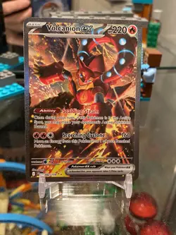 Volcanion ex 182/159 Special Illustration Rare Pokemon TCG Journey Together NM - Image 1