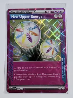 Neo Upper Energy 162/162 Temporal Forces Holo Rare Pokemon Cards TCG - Image 1