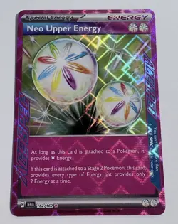 Neo Upper Energy 162/162 Temporal Forces Holo Rare Pokemon Cards TCG - Image 3