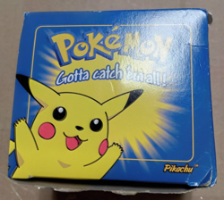 Pokemon Burger King 23k Gold Plated Trading Card PIKACHU Sealed In Blue Box - Image 1