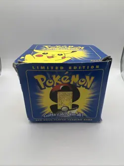 Pokemon Burger King 23k Gold Plated Trading Card PIKACHU Sealed In Blue Box, New - Image 2