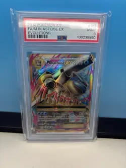 Pokemon XY Evolutions M Blastoise EX 102/108 PSA9 Mint CHEAPEST ON EBAY - Image 1