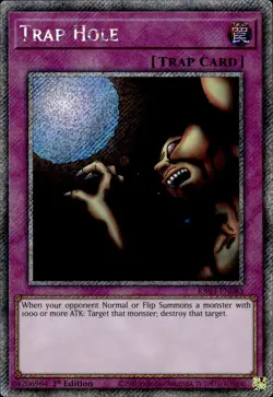 Trap Hole - Platinum Secret Rare 1st Edition RA03-EN085 - NM - YuGiOh - Image 1