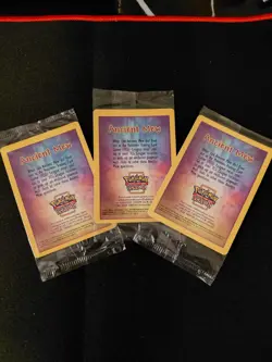 3x Sealed Ancient Mew Movie Promo Factory Sealed Vintage Pokemon Card - Image 2