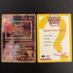 Pokemon Card Ancient Mew Movie Promo, Holo, WOTC 1999/2000 Vintage - Image 1