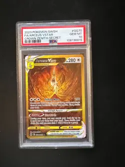 2023 Pokemon SWSH FA/Arceus Vstar Crown Zenith Secret #GG70 PSA 10 - Image 1
