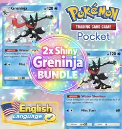 Bundle: Shiny Greninja x2 PTCGP - Pokemon TCG Pocket - Image 1