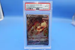 2021 Pokemon SWSH Flareon V #179 VMAX Premium Collection PSA 8 - Image 1
