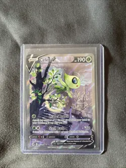 Pokemon TCG Celebi v Fusion Strike Card 245/264 Mint Condition - Image 1