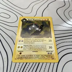 Dark Magneton 28/82 | Team Rocket | Non Holo Pokemon Card LP - Image 2