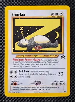 Pokemon card snorlax 49 Wizard Black Star promo NM #1 - Image 1