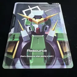 GUNDAM TCG CARD GAME - RESOURCE - Gundam Dynames - R-023 C+ FOIL ENGLISH GD03 - Image 2