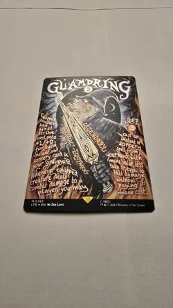 MTG Glamdring (Borderless Poster) - Foil - The Lord of the Rings (LTR) #747 - Image 2