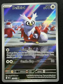 Delibird - Illustration Rare ME01: Mega Evolution 152/132 LP-NM Pokemon Card - Image 1