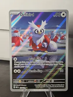 Delibird 152/132 ME01: Mega Evolution Illustration Rare Pokemon Card - Image 1