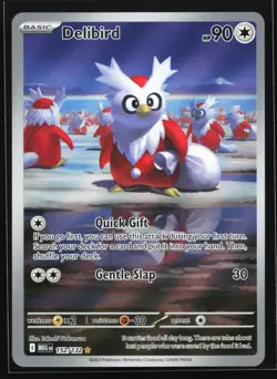 Delibird 152/132 ME01: Mega Evolution Illustration Rare Pokemon Card - Image 1
