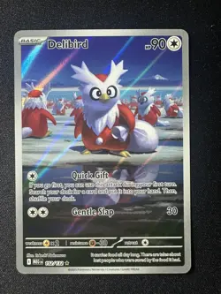 Delibird 152/132 ME01: Mega Evolution Illustration Rare Pokemon Card - Image 1