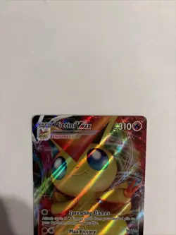 Pokemon TCG Victini VMAX Sword & Shield Holo Ultra Rare Card 022/163 TCG NM - Image 3