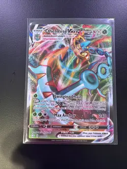 Dhelmise Vmax 010/072 Shining Fates- NM Ultra Rare Full Art Pokemon Card - Image 1