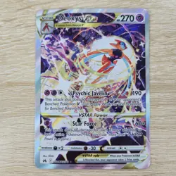 Deoxys VSTAR GG46/GG70 Crown Zenith: Galarian Gallery Holo Full Art Pokemon Card - Image 1