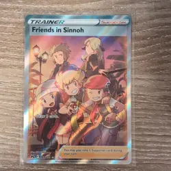 Pokemon Friends in Sinnoh 149/159 Crown Zenith Full Art Rare Near Mint Condition - Image 1