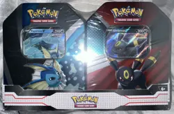 POKEMON NEW & FACTORY SEALED 2023 - UMBREON V & VAPOREON V - V HEROES TIN-2 PACK - Image 1