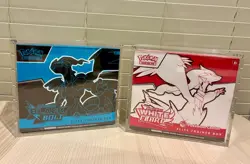 Pokemon Black Bolt and White Flare Pokemon Center PC ETB with Acrylic Case - Image 1