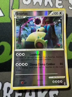 2011 Snorlax 33/95 Reverse Holo Rare Call of Legends Pokemon TCG English - NICE! - Image 2