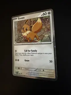 Pokemon TCG Destined Rivals - Eevee SVP 200 Checklane Blister Promo (Cosmo Holo) - Image 2