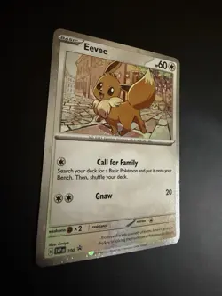 Pokemon TCG Destined Rivals - Eevee SVP 200 Checklane Blister Promo (Cosmo Holo) - Image 3