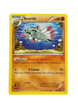 New: 2016 Pokemon TCG Anorith Steam Siege 56 Regular Uncommon - Image 1