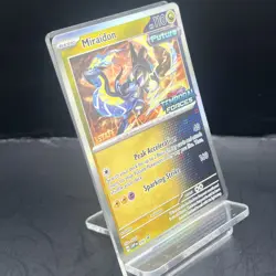 Pokemon TCG: Miraidon 092 PRE RELEASE STAFF STAMPED Temporal Forces Promo - Image 2