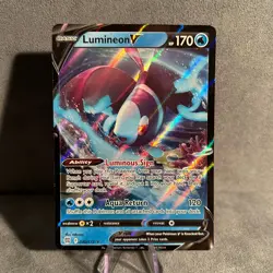 Lumineon V 040/172 Holo Brilliant Stars Pokemon NM - Image 1