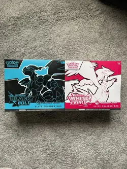 Pokemon Black Bolt and White Flare Pokemon Center ETB Sealed Elite Trainer Box - Image 1