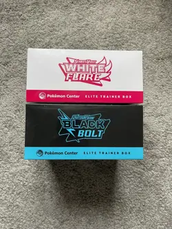 Pokemon Black Bolt and White Flare Pokemon Center ETB Sealed Elite Trainer Box - Image 5