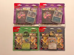 Pokemon Ascended Heroes - 2x Tech Sticker Collection & 2x Trainer Blister - New - Image 1