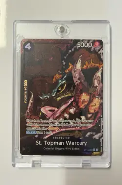 St. Topman Warcury Alt Art OP13-089 Carrying On His Will One Piece TCG - Image 1