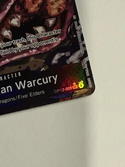 St. Topman Warcury Alt Art OP13-089 Carrying On His Will One Piece TCG - Image 4