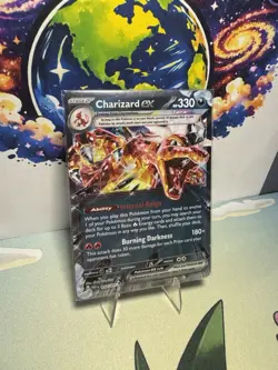Pokemon TCG Charizard EX Obsidian Flames Holo Ultra Rare Card 054/091 - Image 3